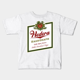 Hedera Beer Label Kids T-Shirt